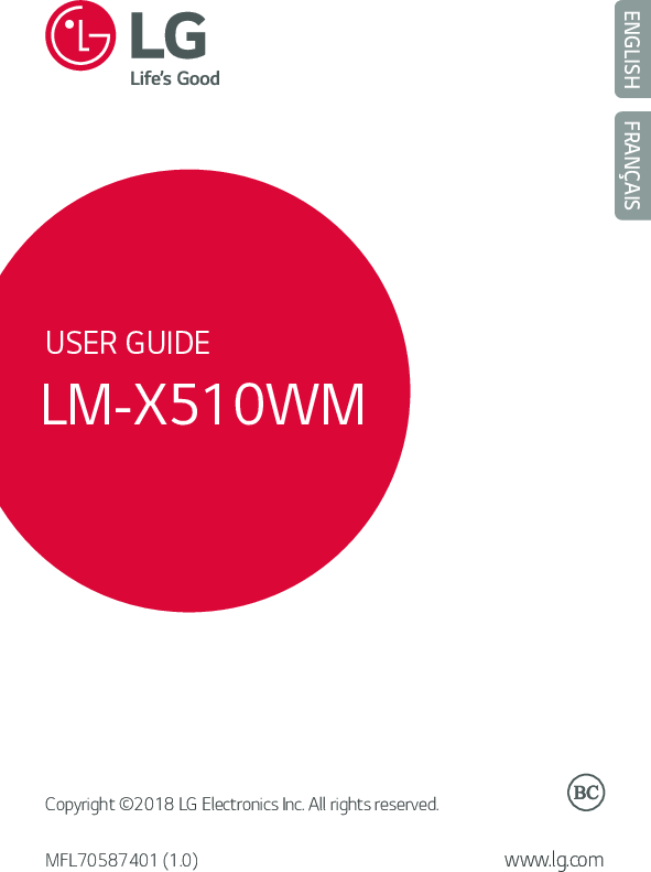 Lg X Power 3 User Manual